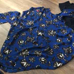 NWOT SZ 1X Cold Shoulder Blouse